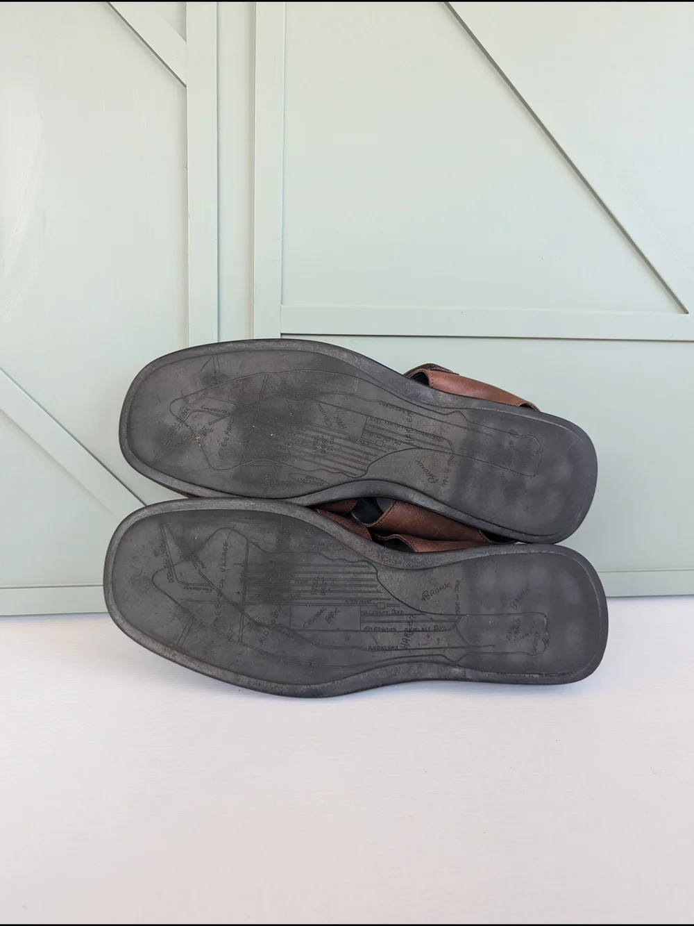 To Boot Brown Woven Leather Fisherman Sandals